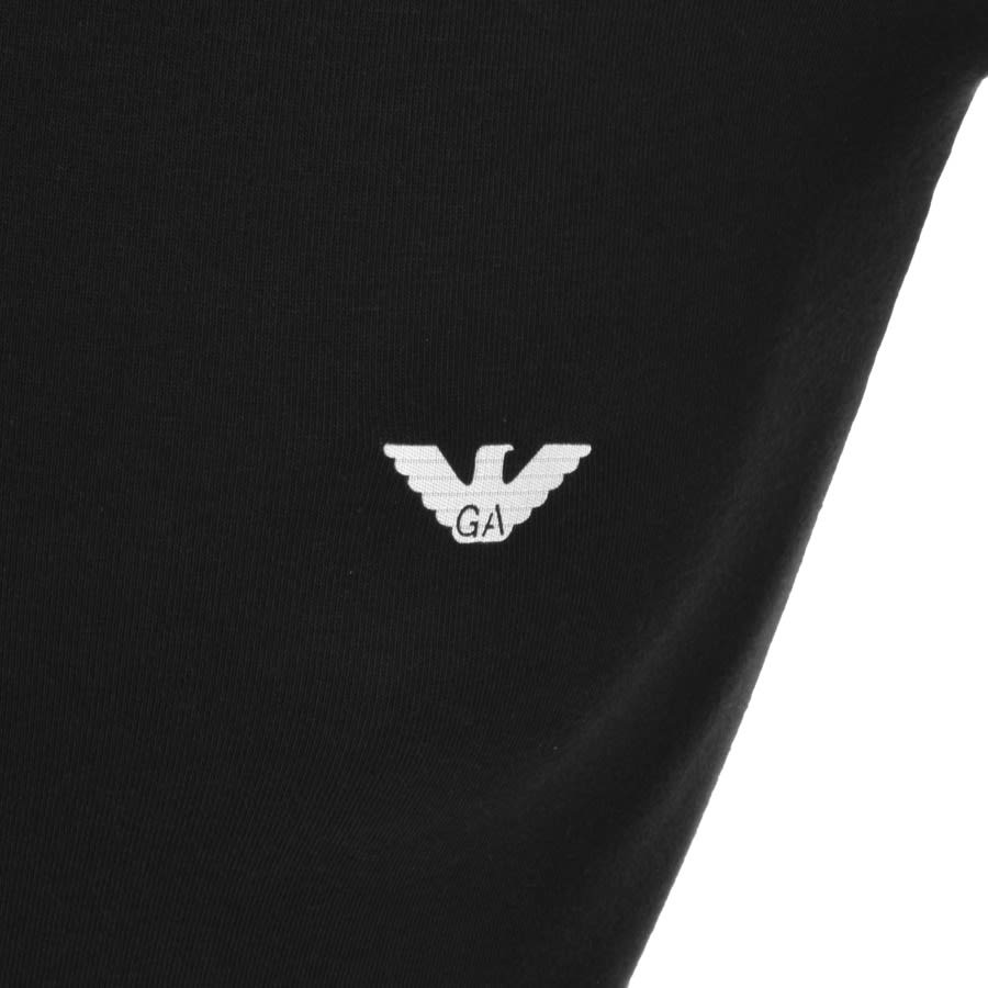 Alternative Image for ProductEmporio Armani V Neck T Shirt Black3